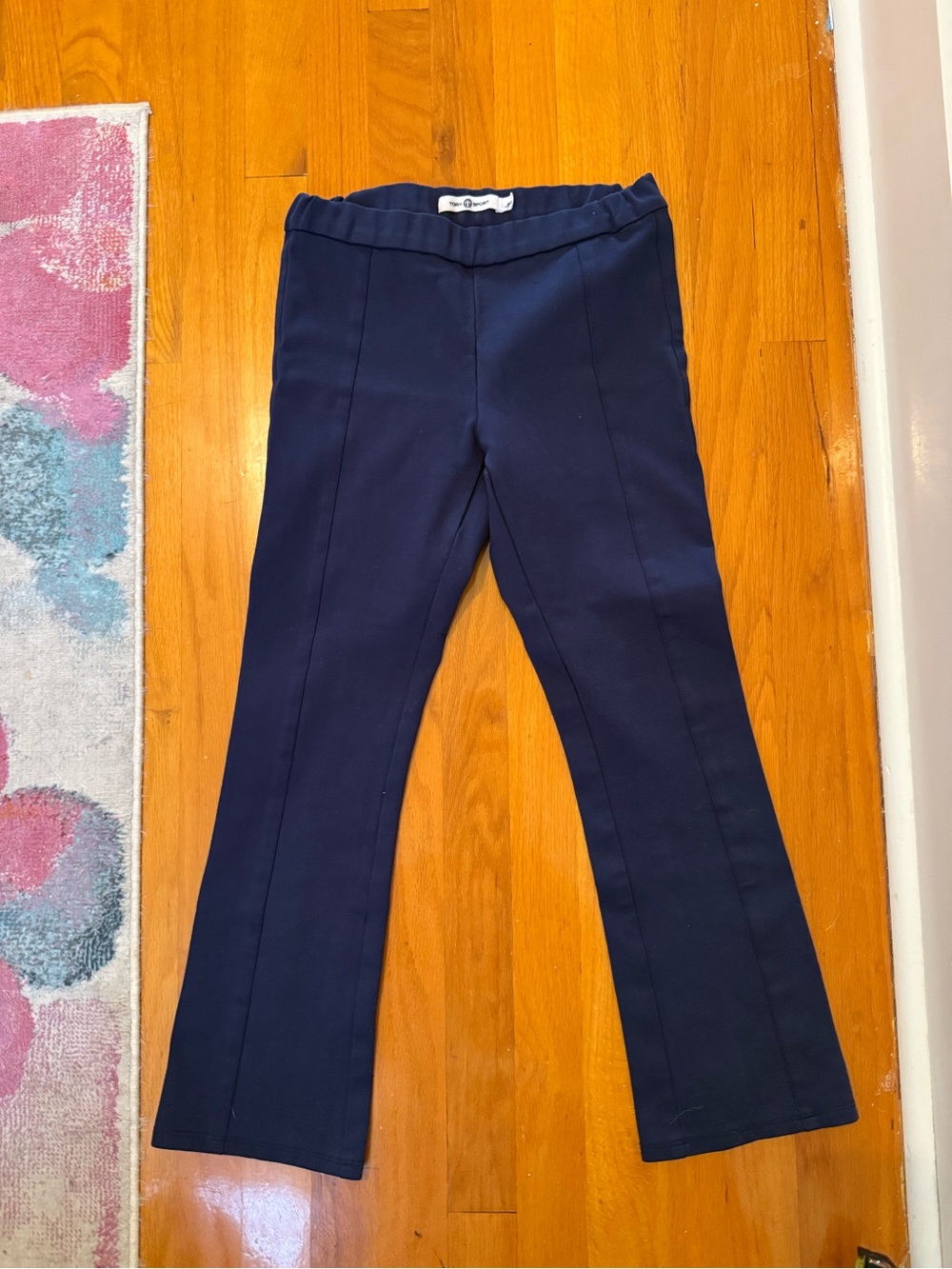 Tory Sport Kids Navy Stretch Sweatpants Joggers